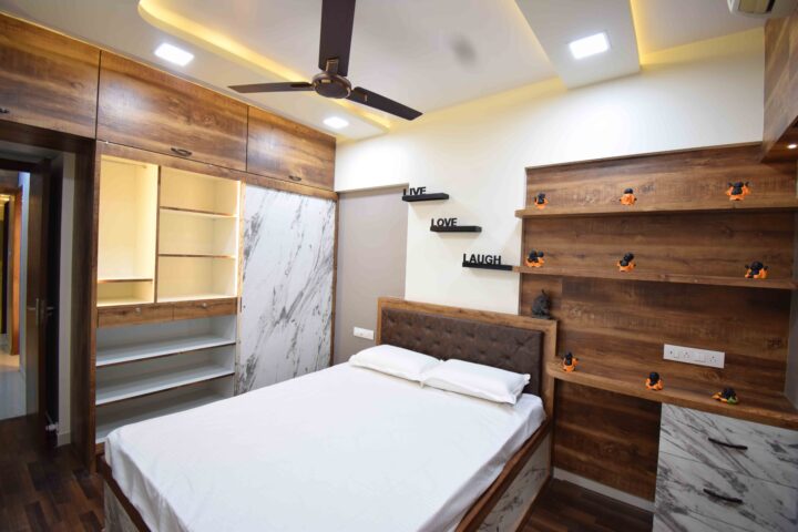 Contemporary Dwelling master bedroom 2